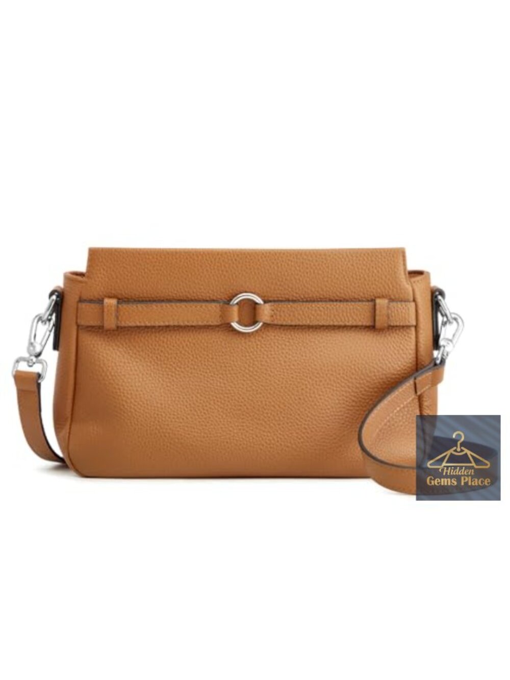 Genuine Leather Crossbody Bag Small Soft Shoulder Handbag with Card Slots